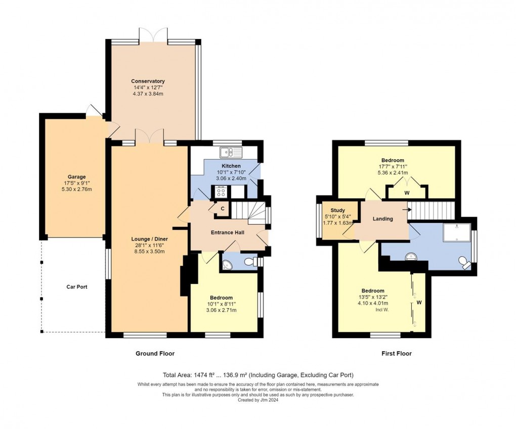 Floorplan for Cudlow Avenue, Rustington