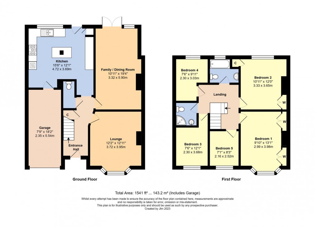 Floorplan for Mill Lane, Rustington