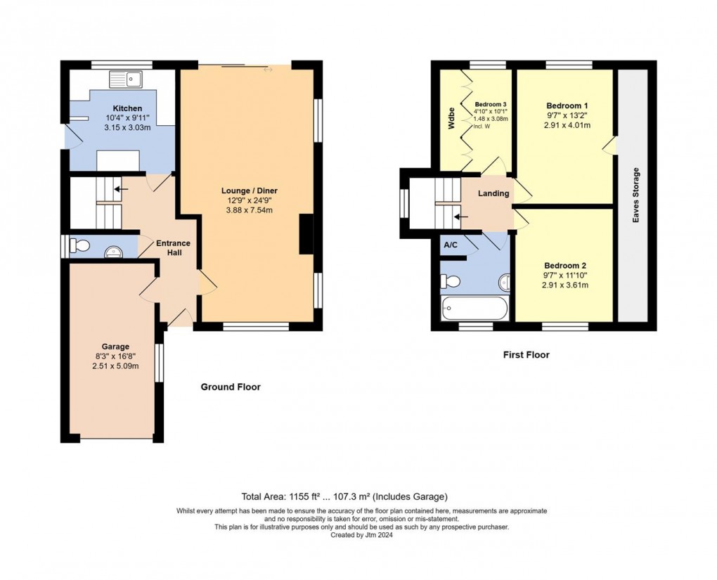 Floorplan for Timberleys, Littlehampton