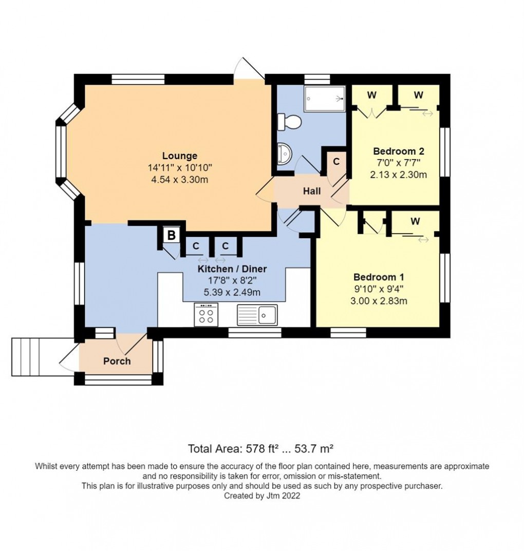 Floorplan for Thornlea Park, Littlehampton