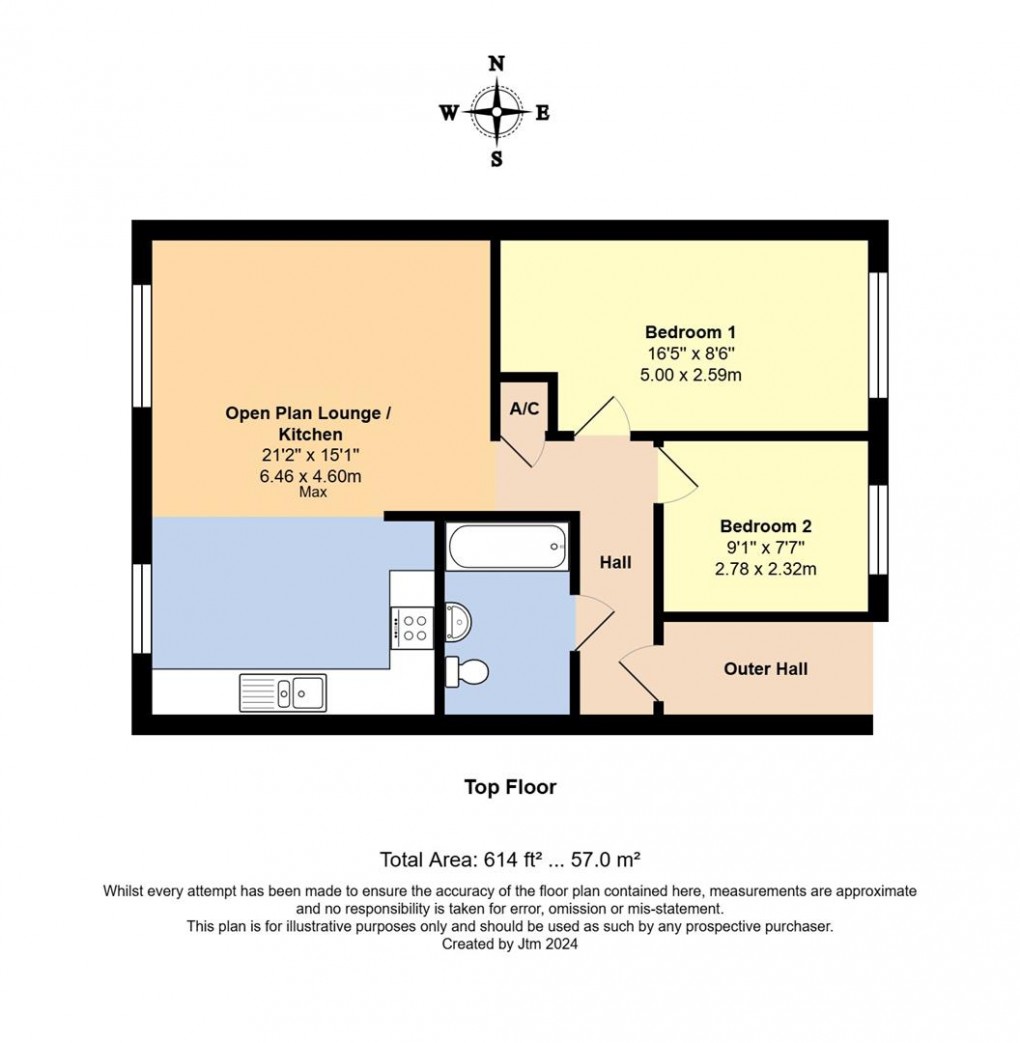 Floorplan for Arundel Road, Littlehampton