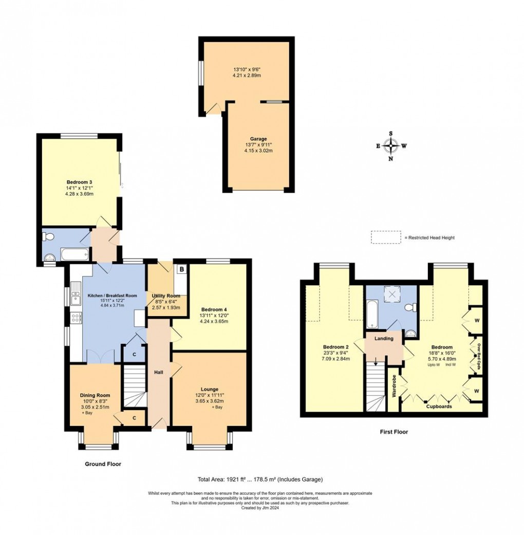 Floorplan for Worthing Road, Littlehampton