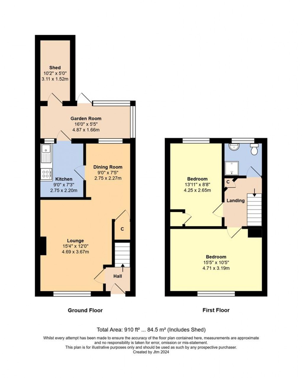 Floorplan for Helyers Green, Littlehampton