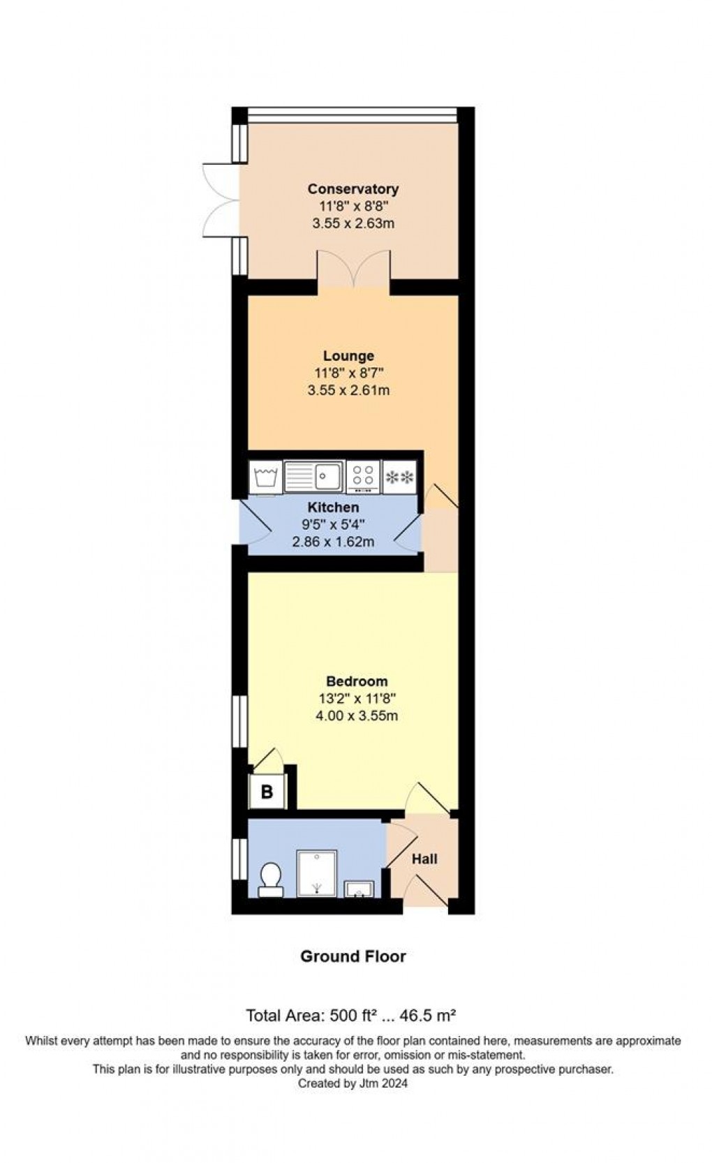 Floorplan for South Terrace, Littlehampton