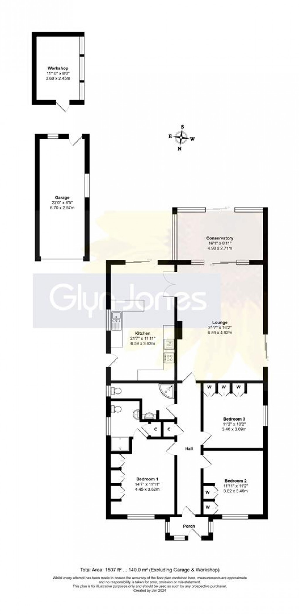 Floorplan for Horsemere Green Lane, Climping