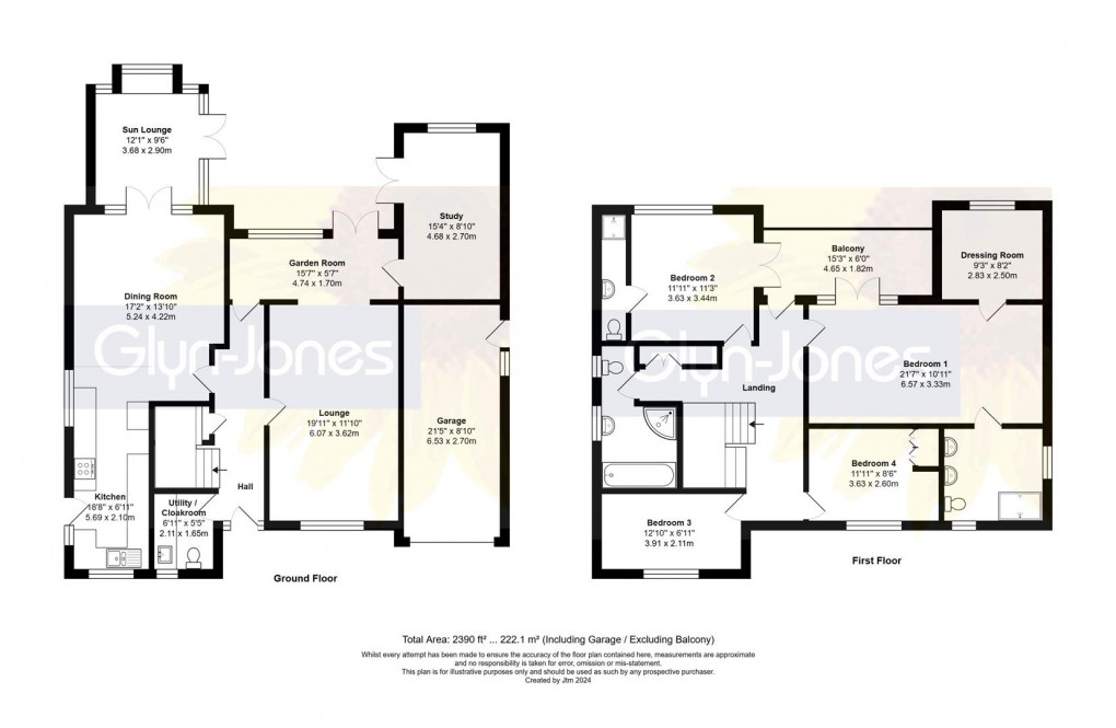 Floorplan for Sea Avenue, Rustington