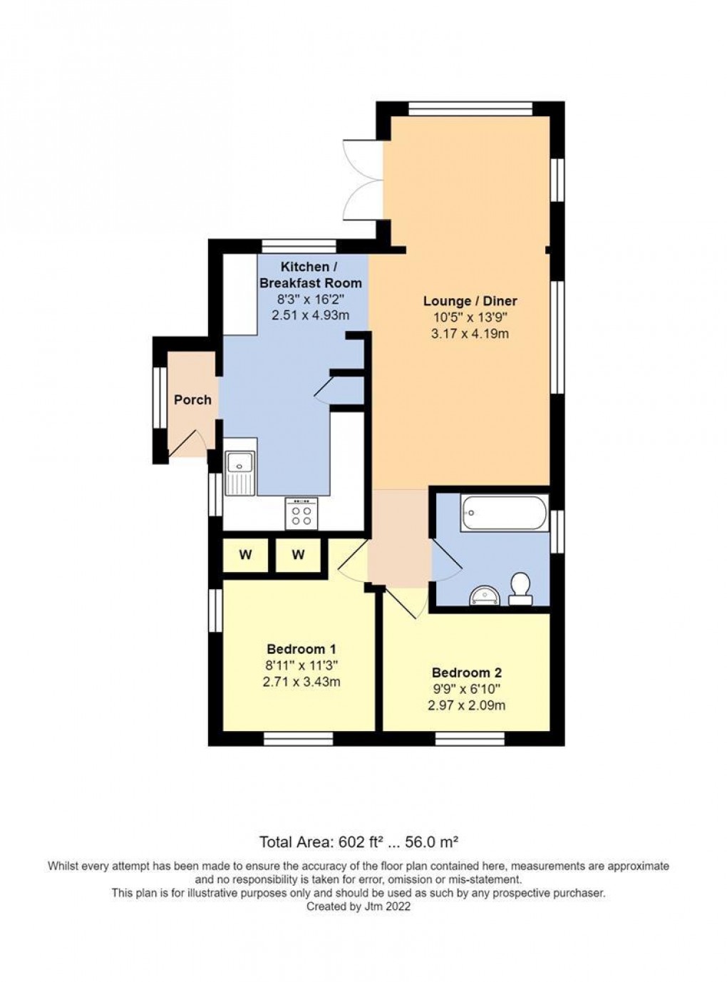 Floorplan for Thornlea Court, Wick, Littlehampton