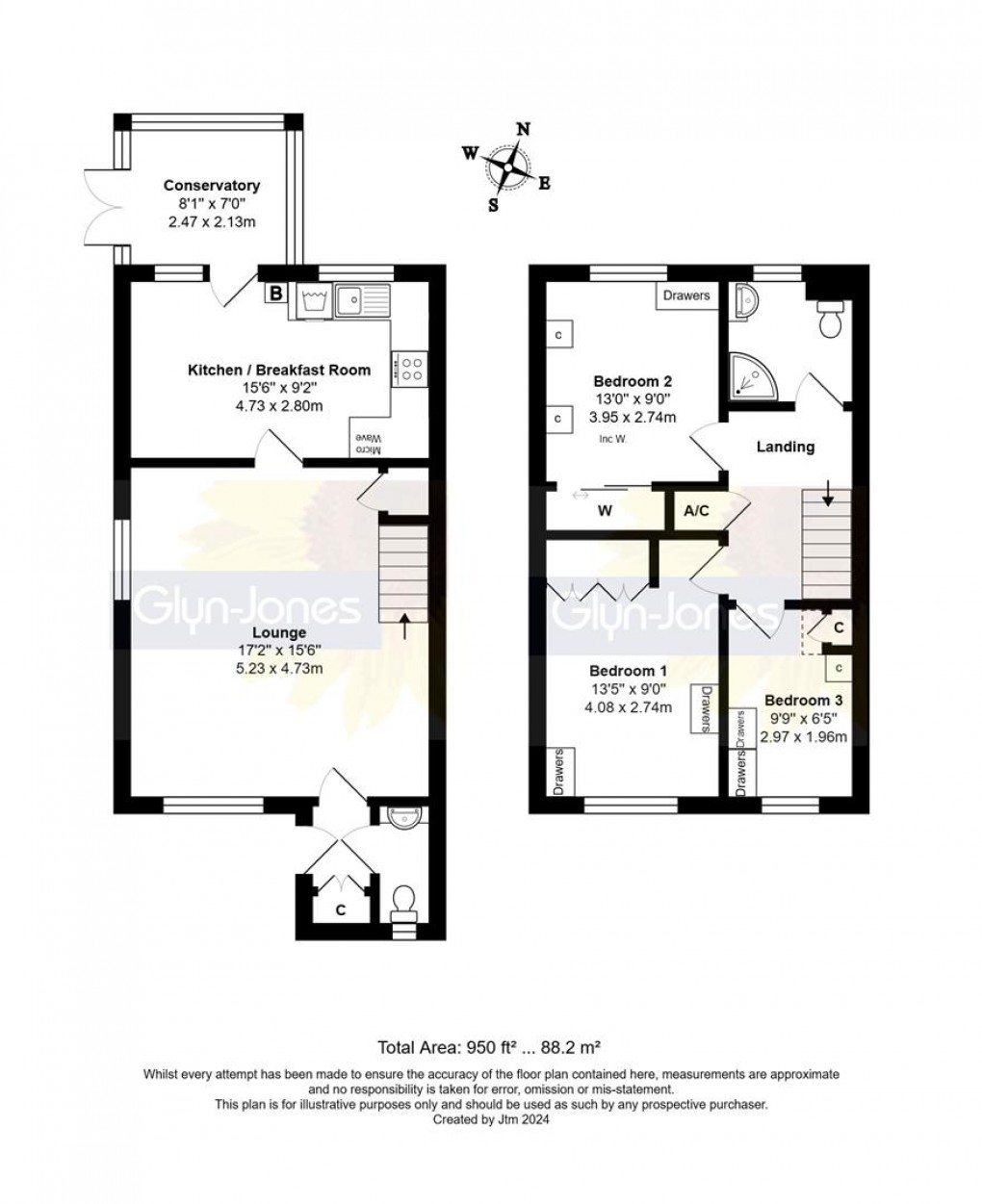 Floorplan for Johnson Way, Ford