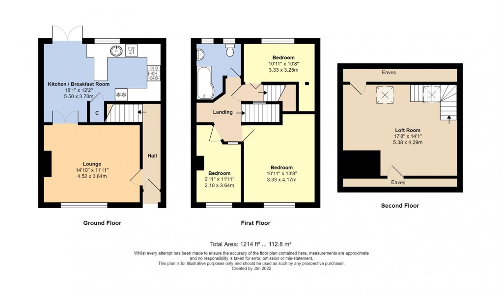 Floorplan for Belloc Road, Littlehampton