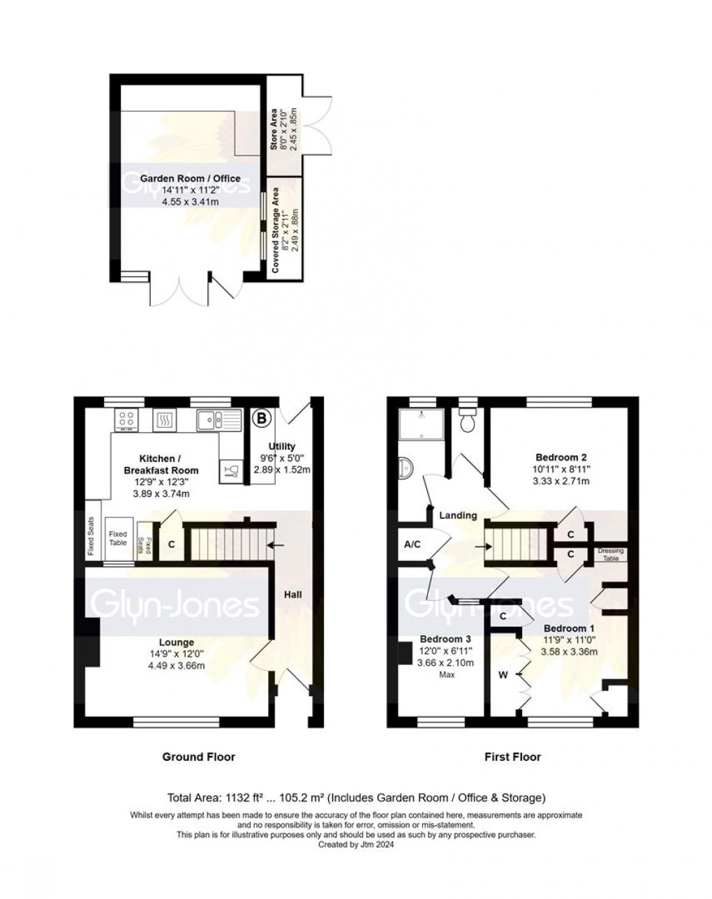 Floorplan for Helyers Green, Wick, Littlehampton