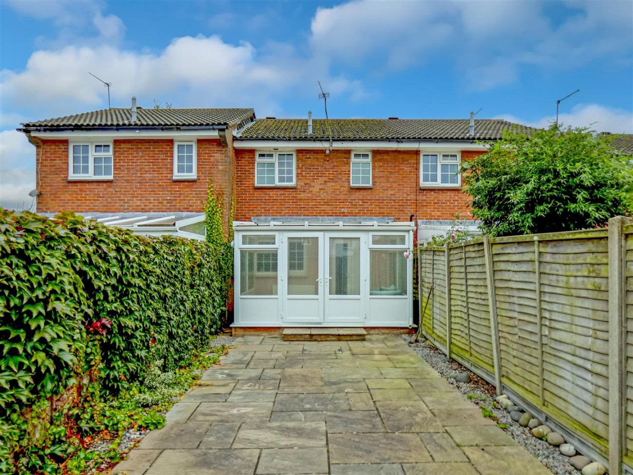 West Facing Rear Garden/Rear Elevation