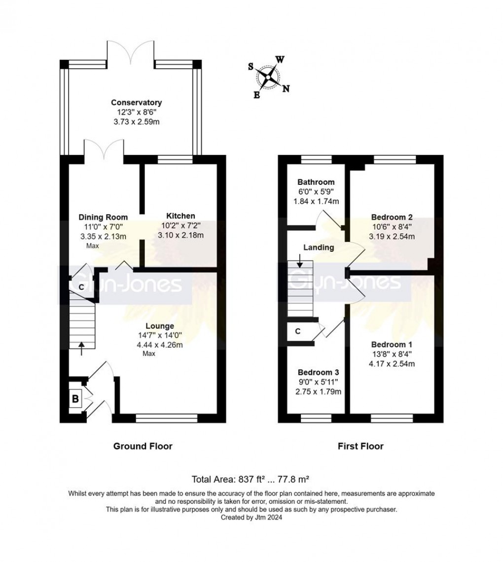 Floorplan for Fastnet Way, Beaumont Park