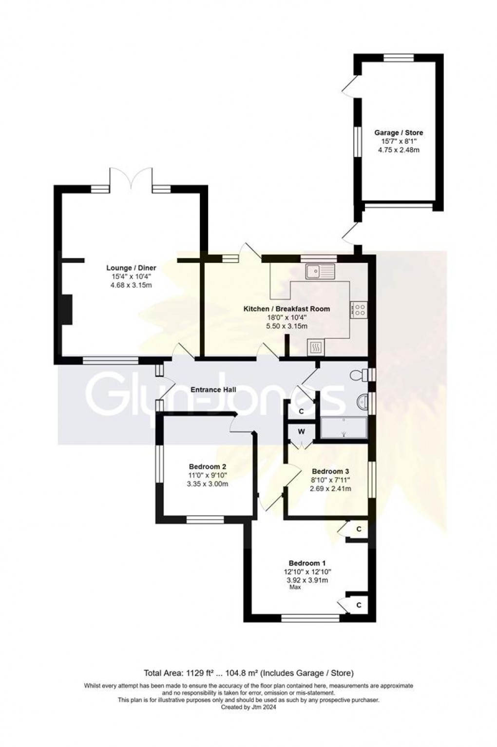 Floorplan for Cheam Road, Rustington