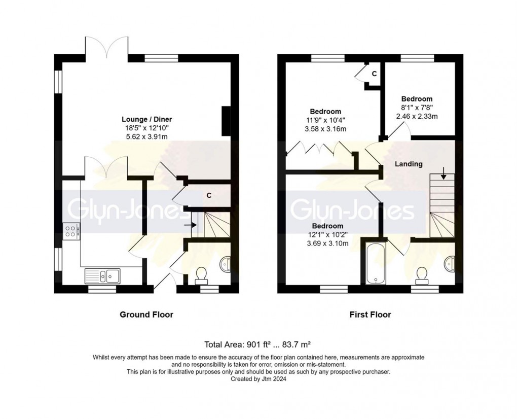 Floorplan for Meadowsweet View, Yapton