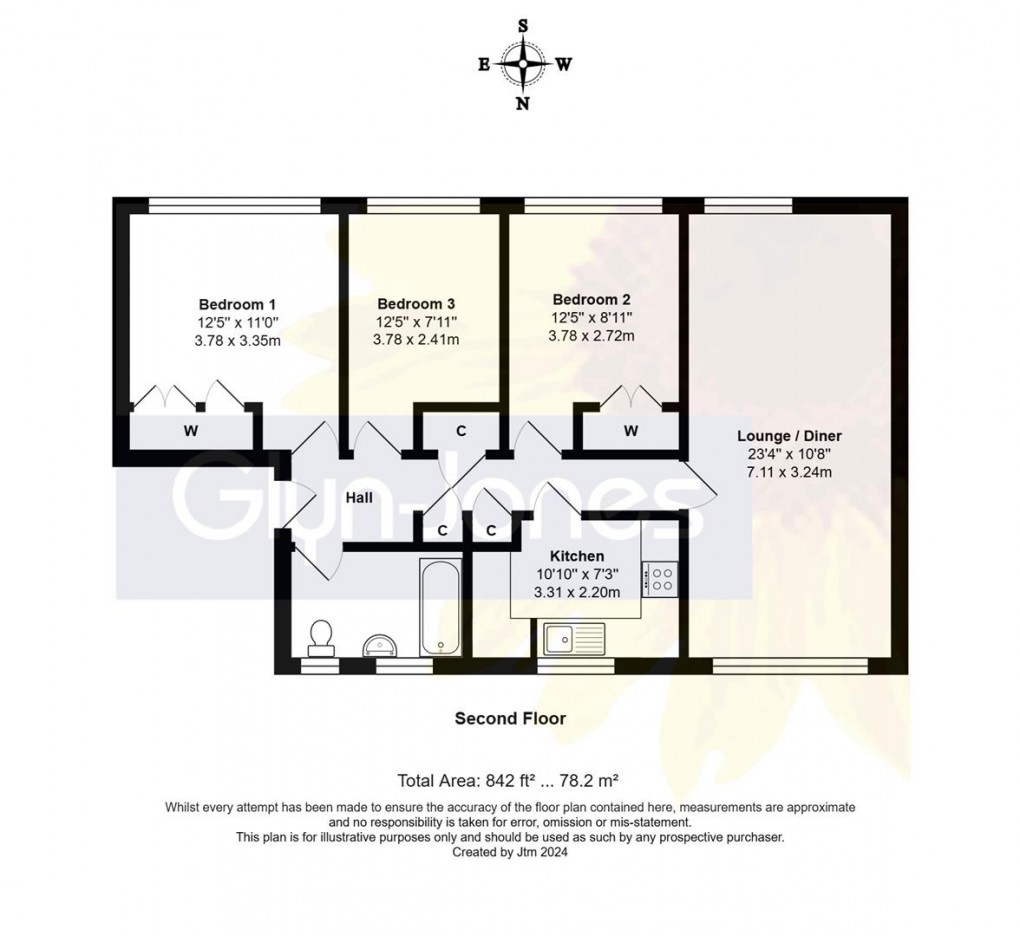 Floorplan for Bramber Square, Rustington