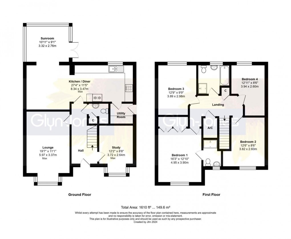 Floorplan for Boniface Avenue, Littlehampton