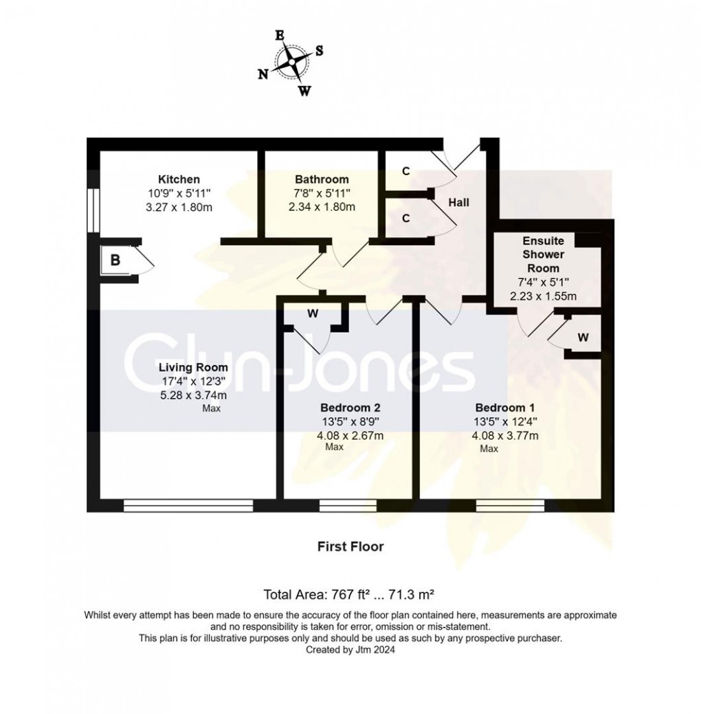 Floorplan for Woodlands Avenue, Rustington