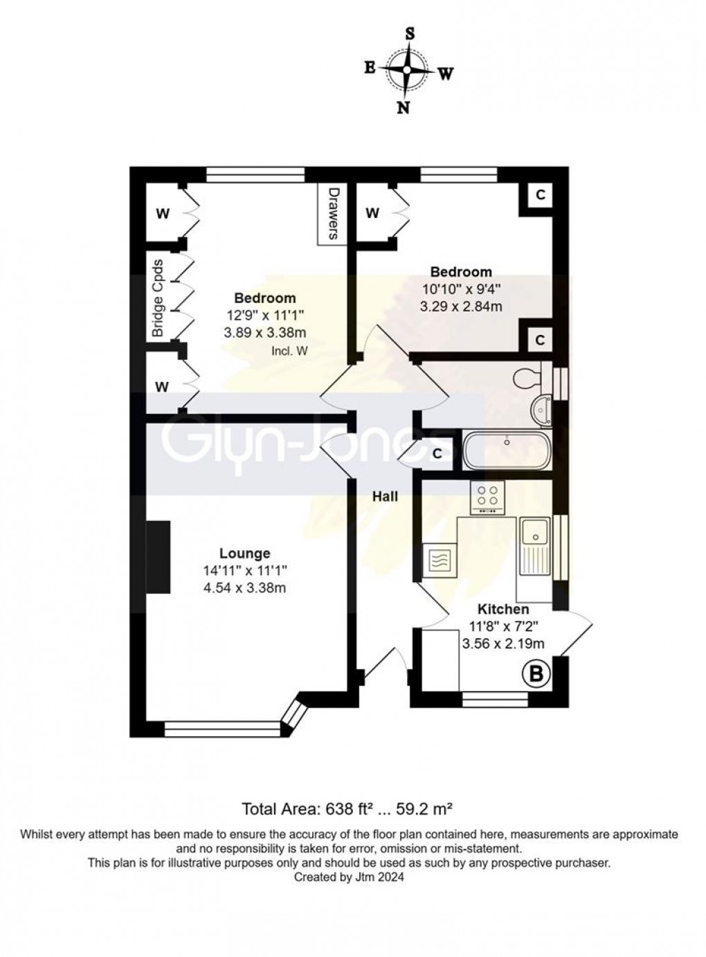 Floorplan for Mill Lane, Littlehampton