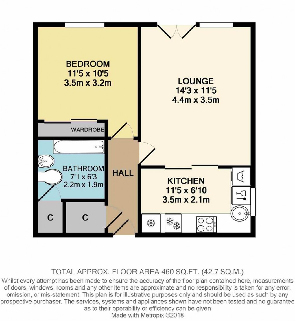 Floorplan for York Road, Littlehampton