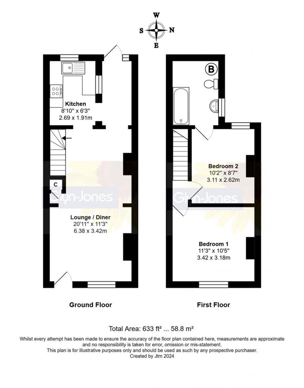 Floorplan for Wick Street, Wick, Littlehampton