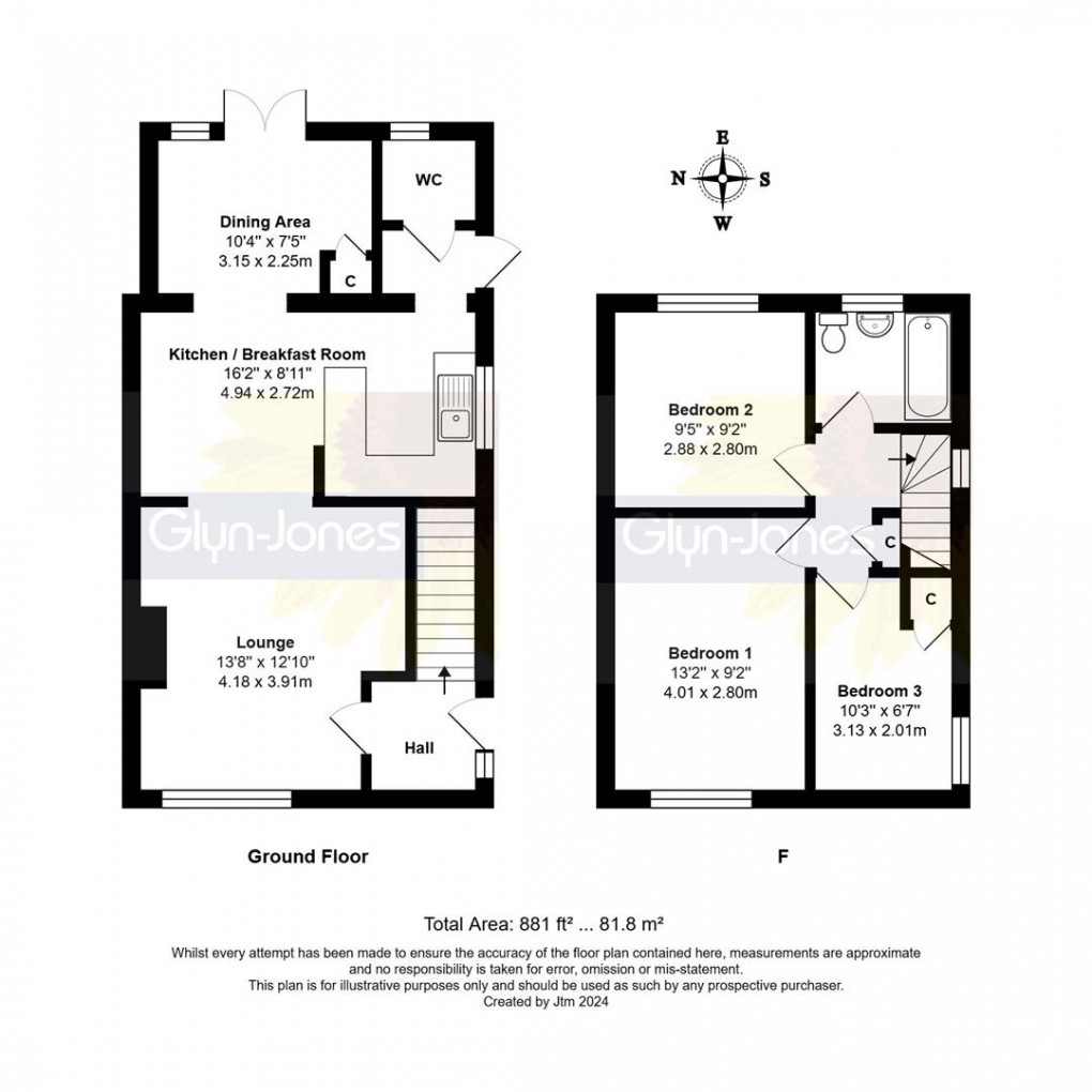 Floorplan for Old Manor Road, Rustington,