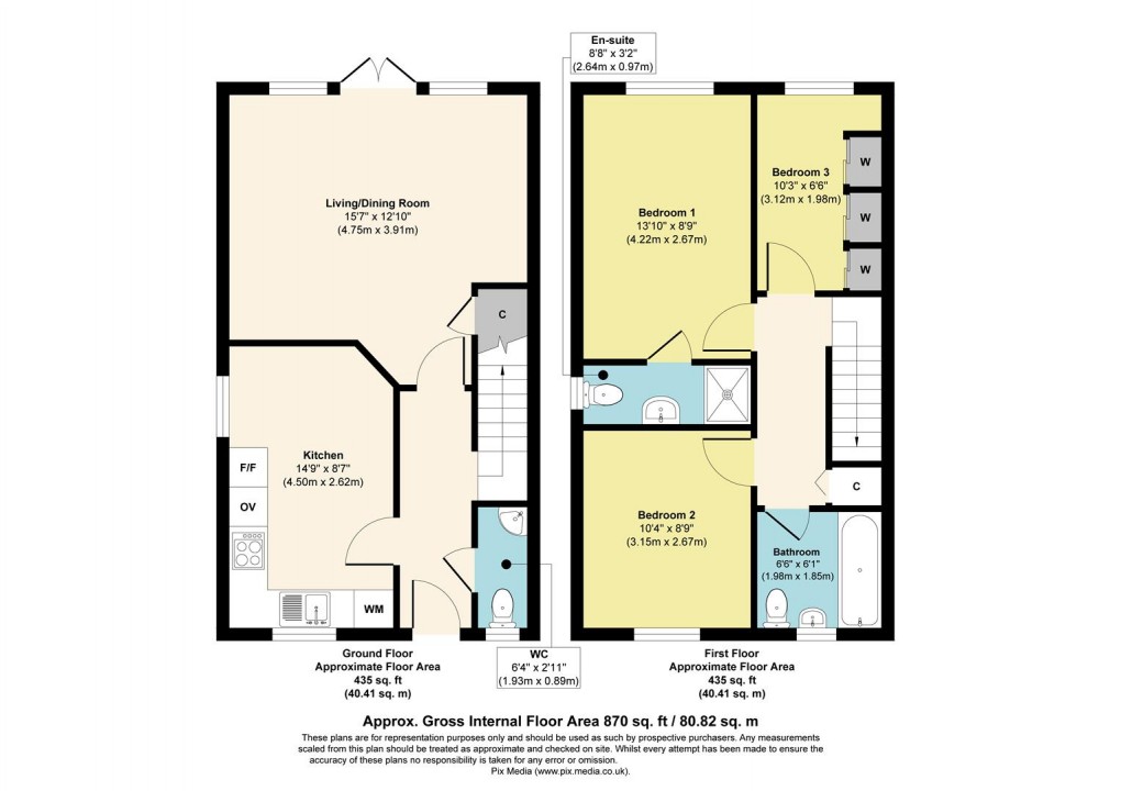 Floorplan for Ernest Fitches Way, Littlehampton