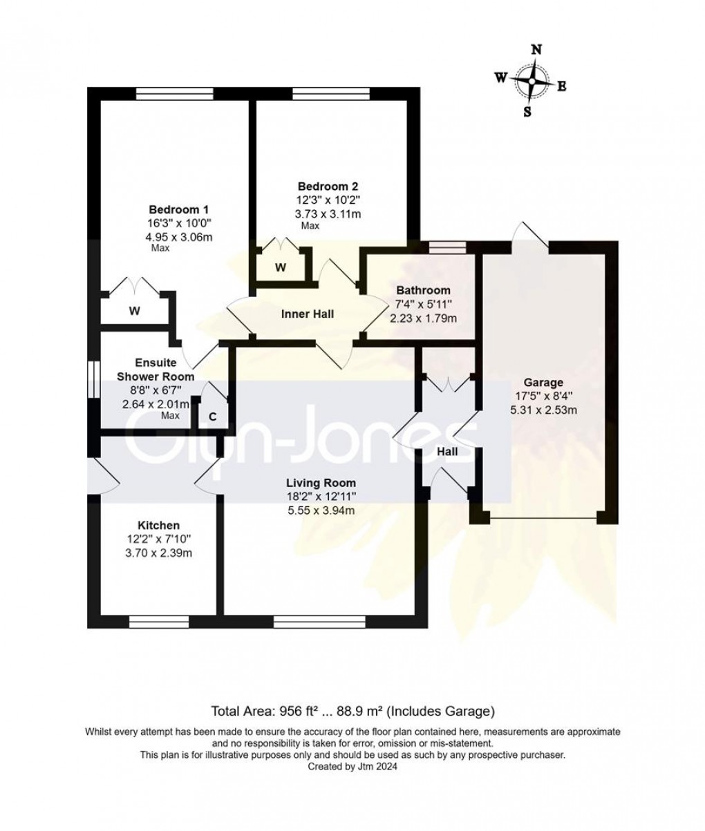 Floorplan for Lavinia Way, East Preston