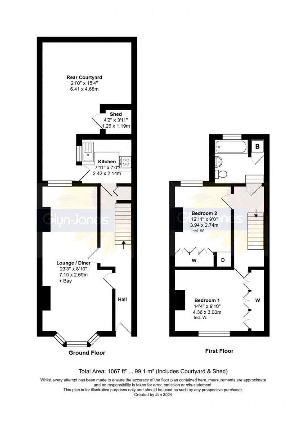 Floorplan for Field Place, Littlehampton