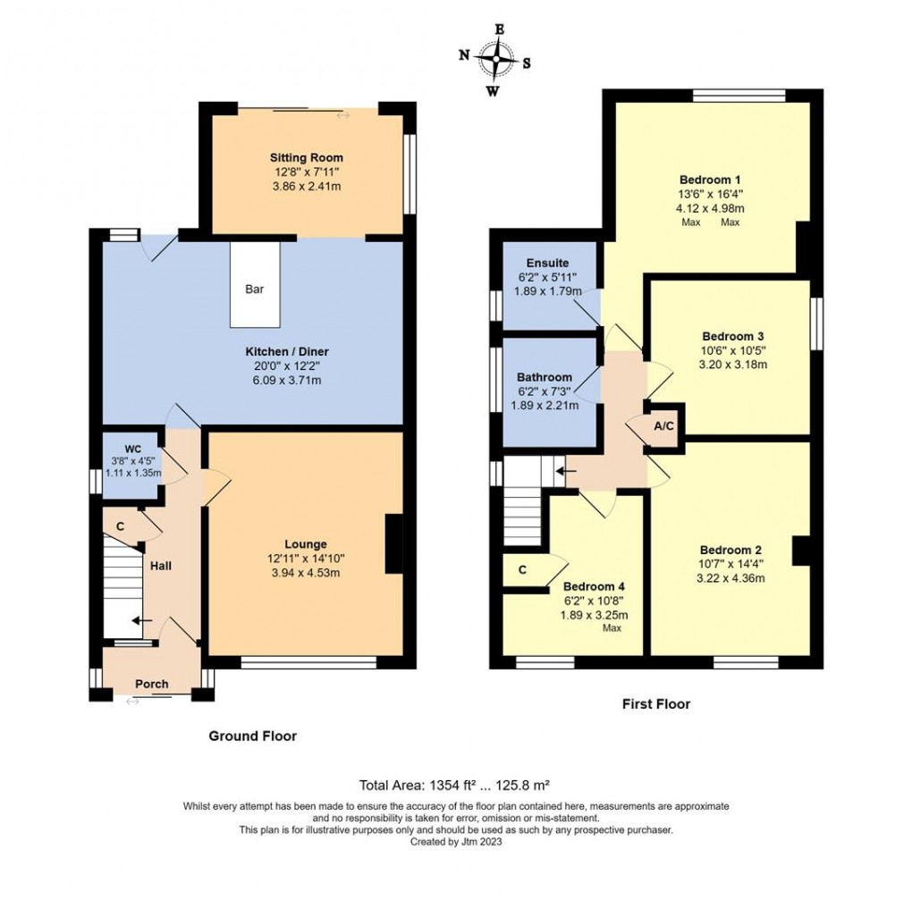 Floorplan for Mallon Dene, Rustington