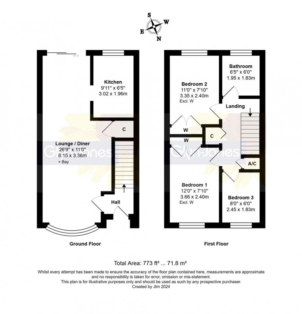 Floorplan for Brookenbee Close, Rustington