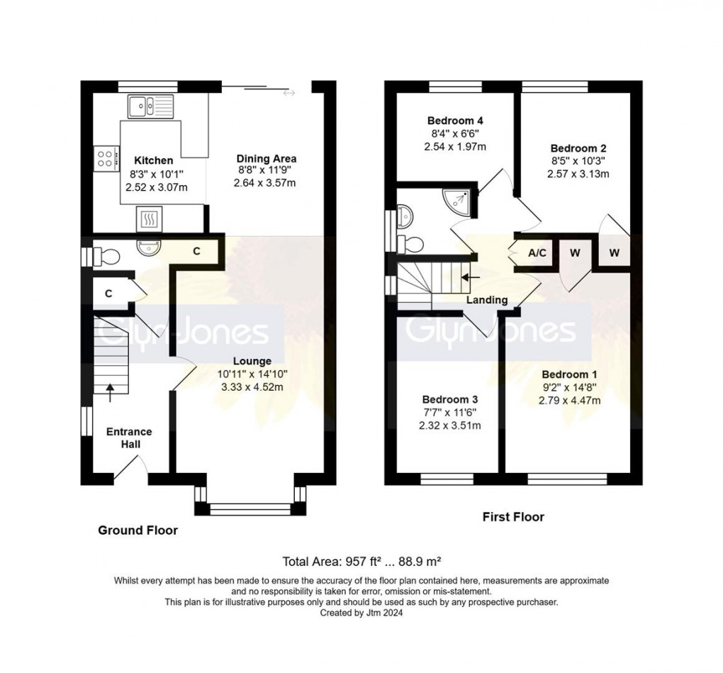 Floorplan for Leeward Road, Littlehampton