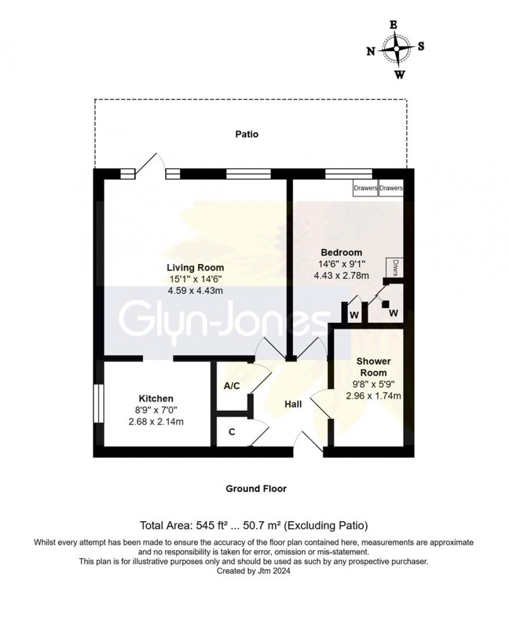 Floorplan for Field House, Station Road, East Preston