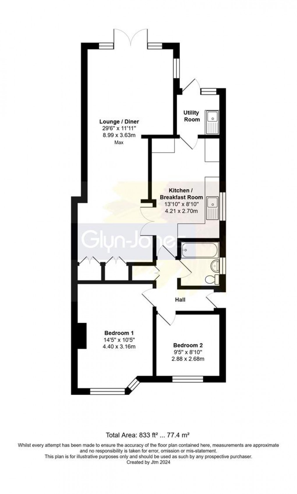 Floorplan for North Lane, East Preston