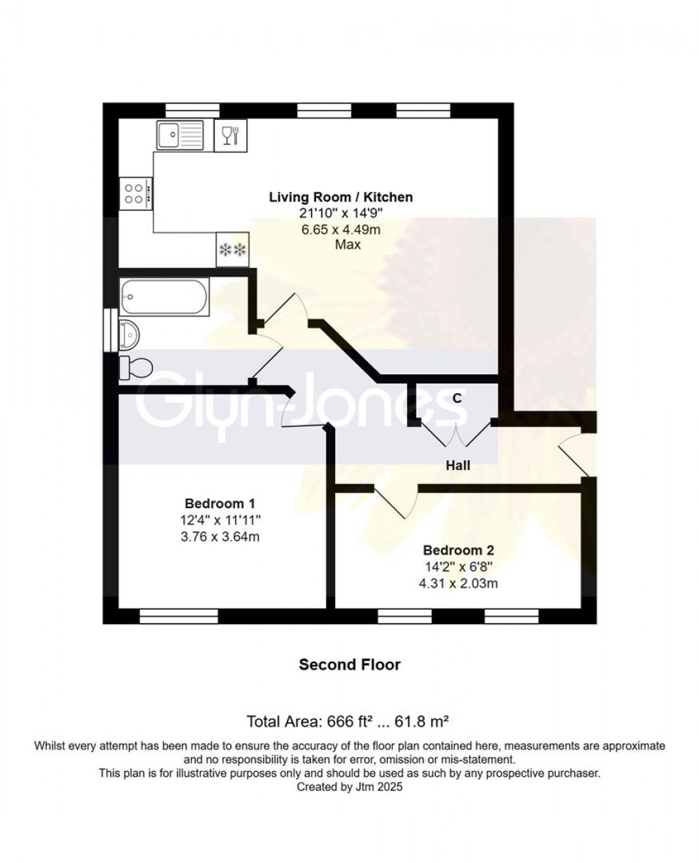 Floorplan for Blackbourne Chase, Littlehampton