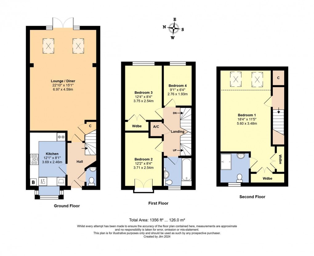 Floorplan for Benjamin Gray Drive, Littlehampton, BN17