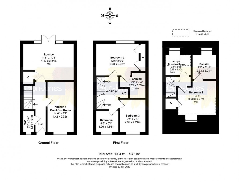 Floorplan for Acacia Crescent, Angmering