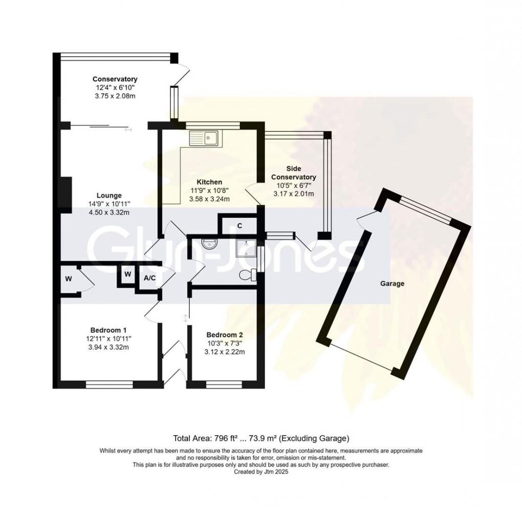 Floorplan for Amberley Close, Littlehampton