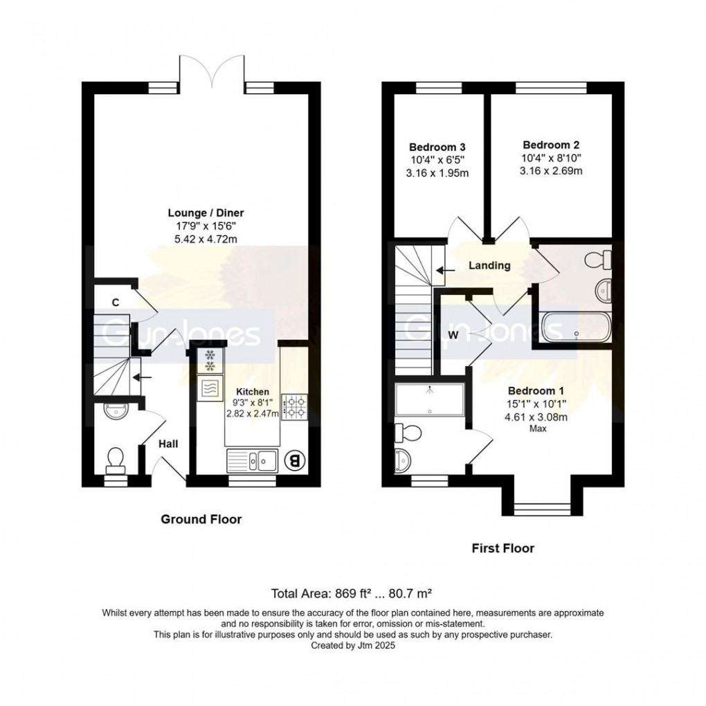 Floorplan for Jackson Way, Wick