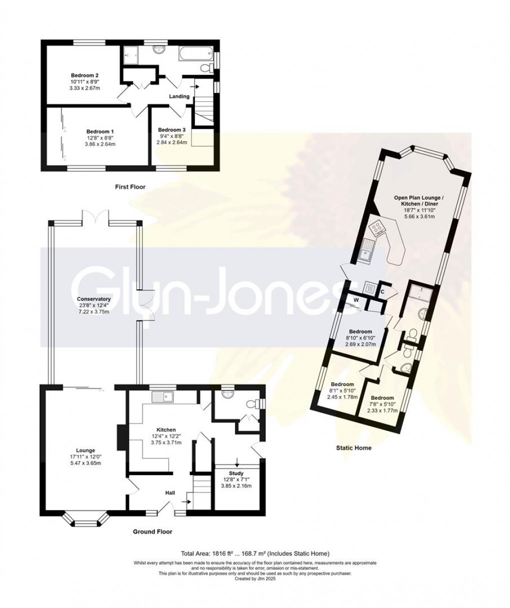 Floorplan for Pennyfields, Felpham