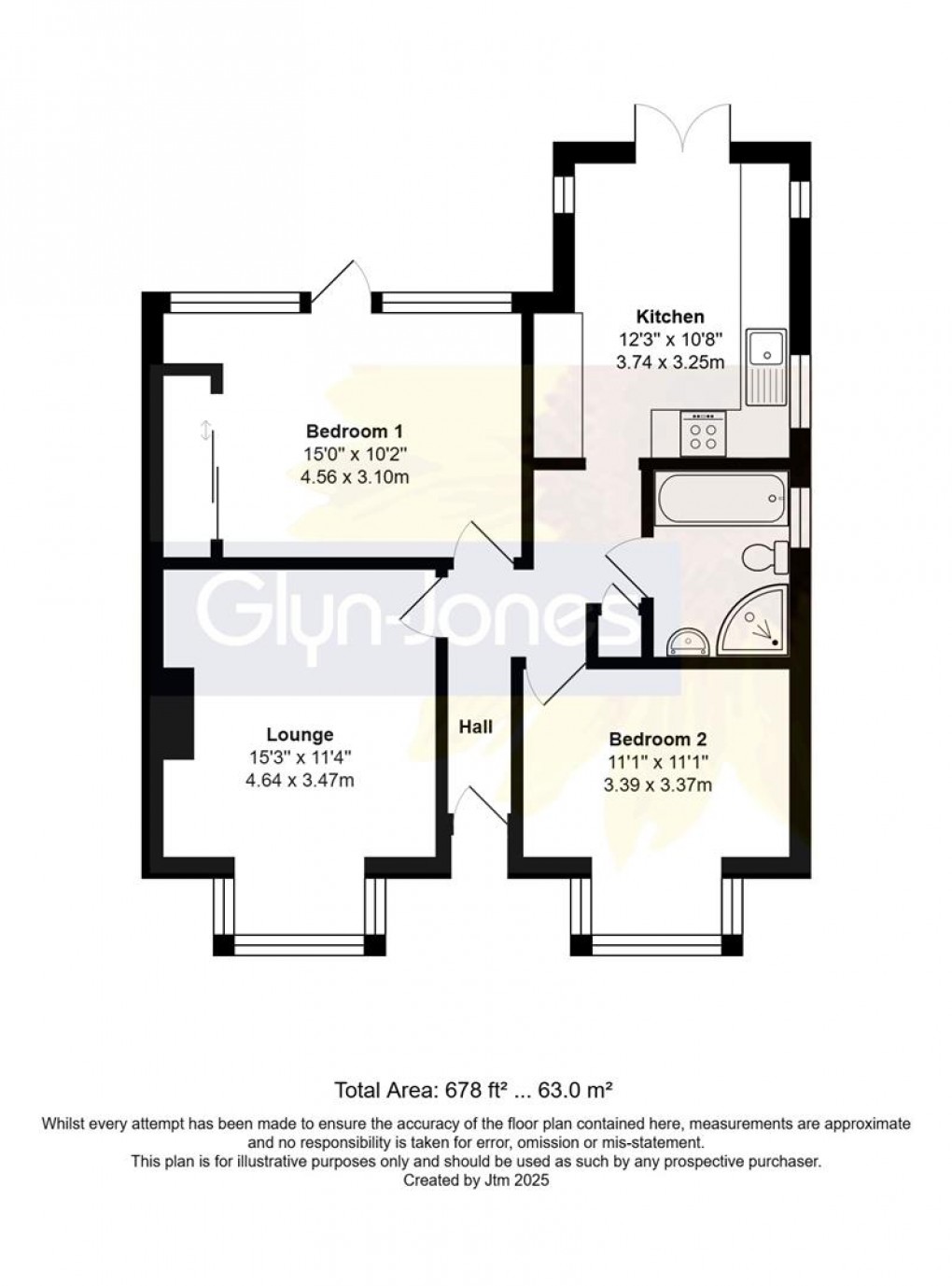 Floorplan for Warren Crescent, East Preston,