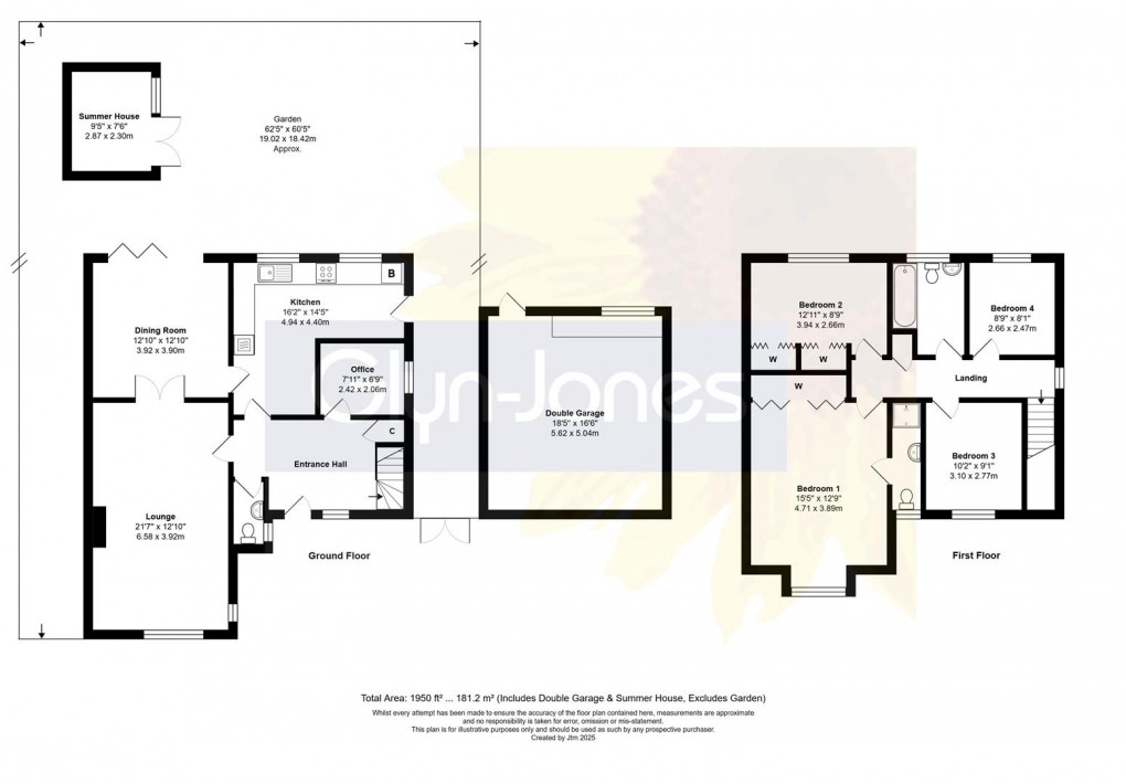 Floorplan for St. Marys Meadow, Yapton, Arundel