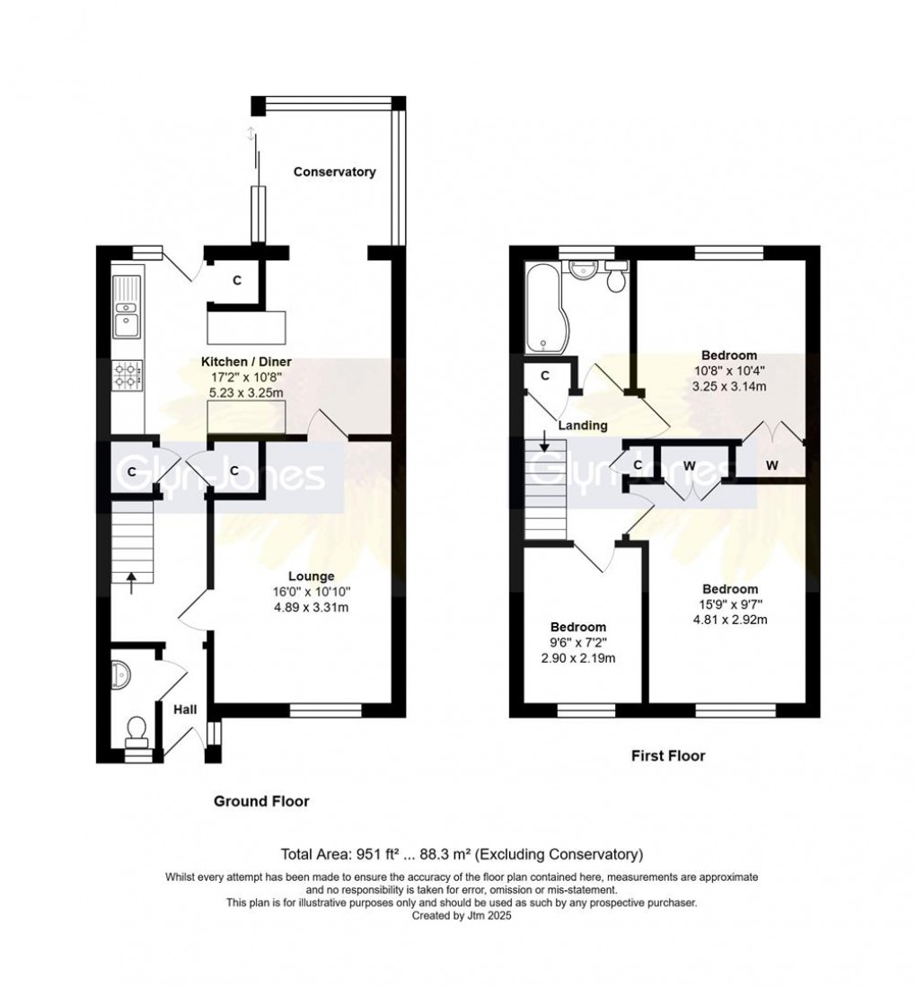 Floorplan for White Acre, Littlehampton