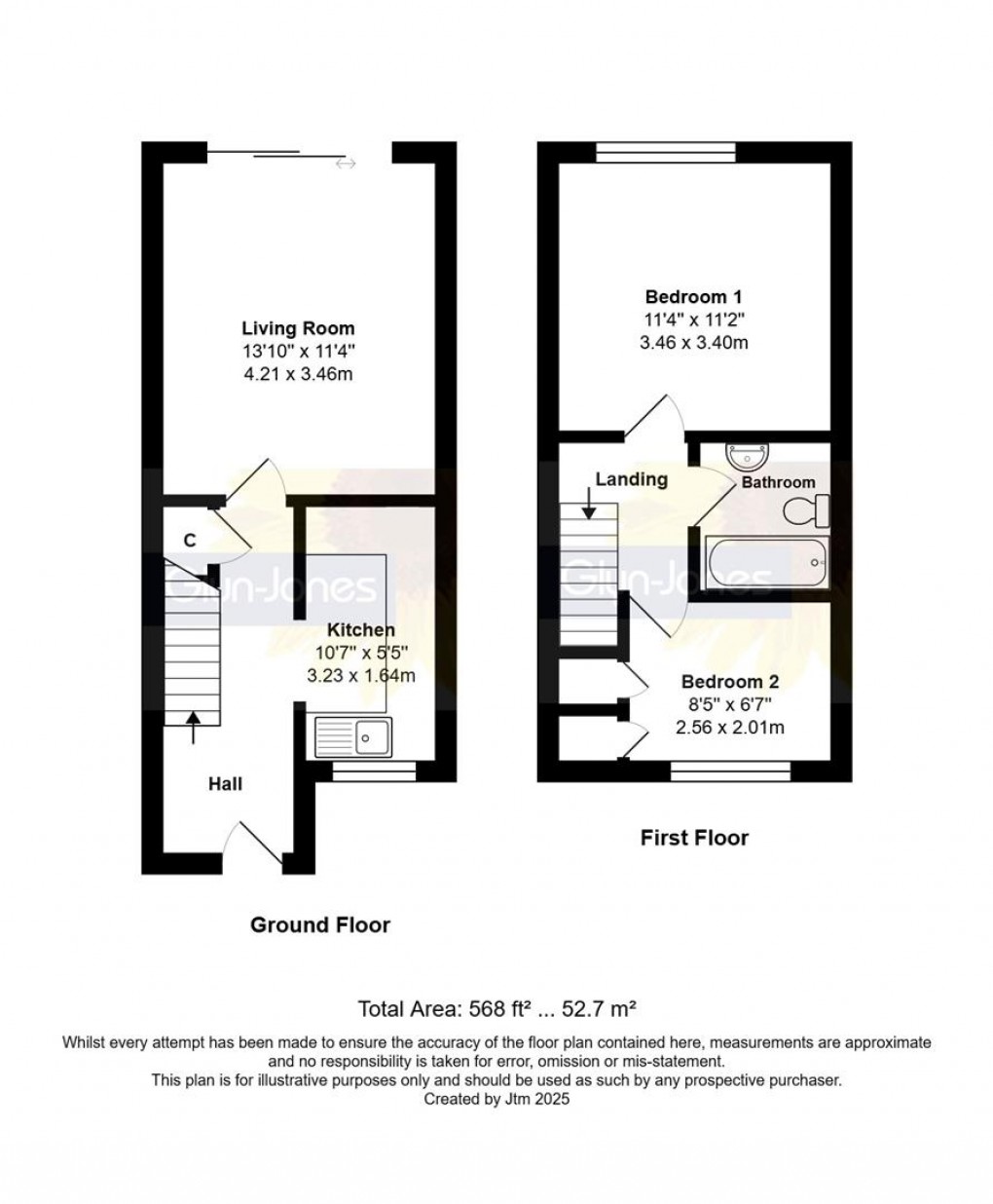 Floorplan for River Road, Littlehampton