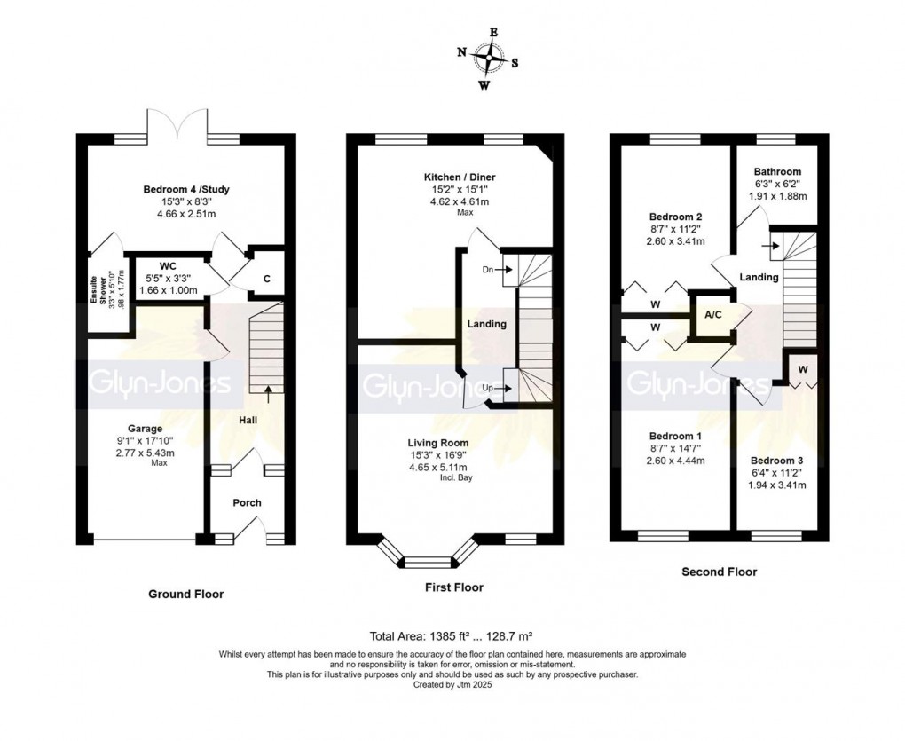 Floorplan for Hamilton Close, Rustington