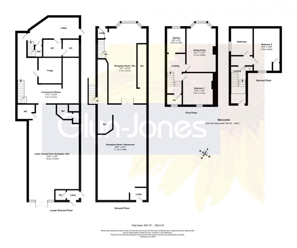 Floorplan for Tarrant Street, Arundel