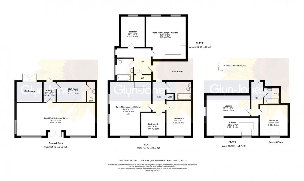 Floorplan for Surrey Street, Littlehampton