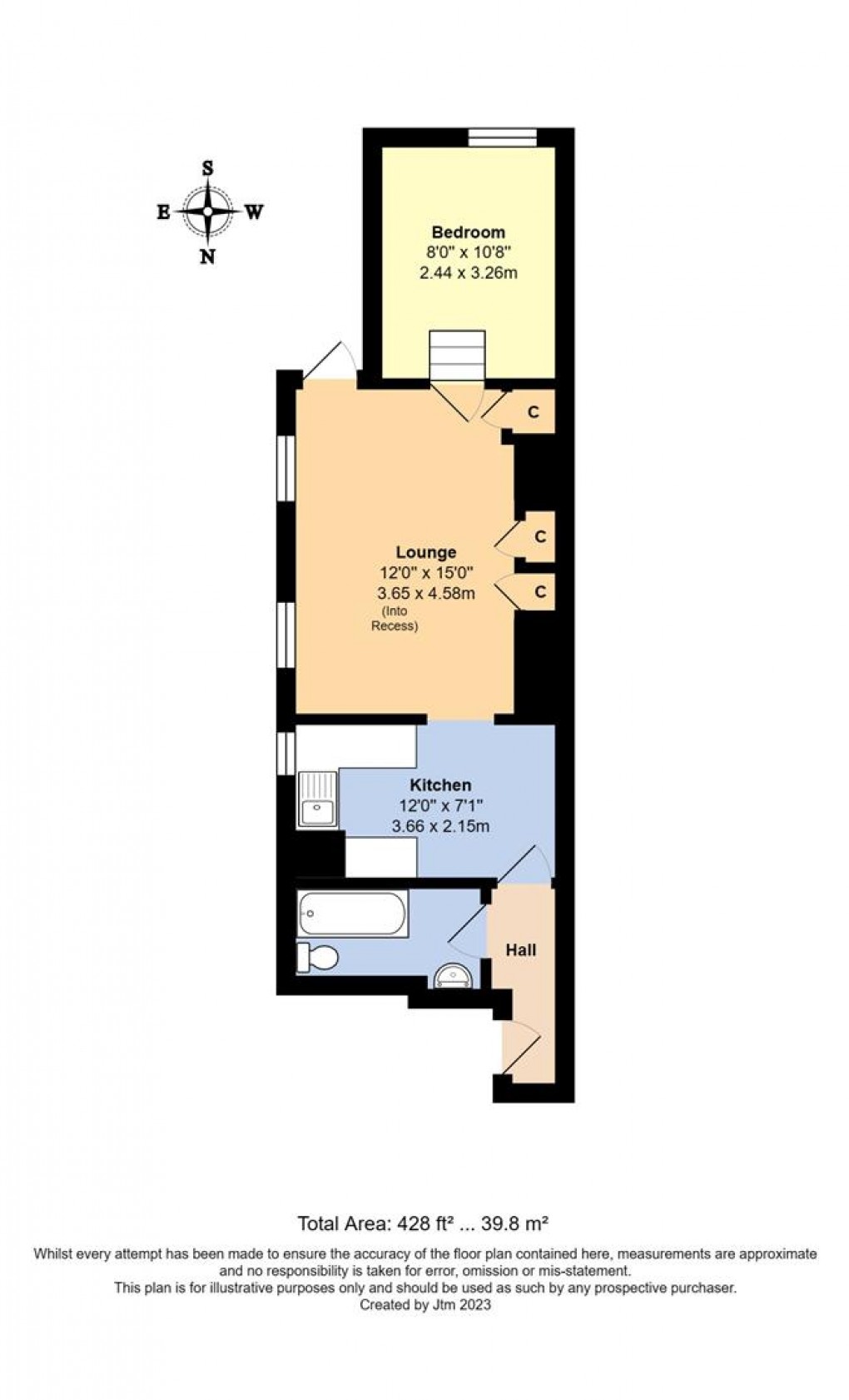 Floorplan for South Terrace, Littlehampton