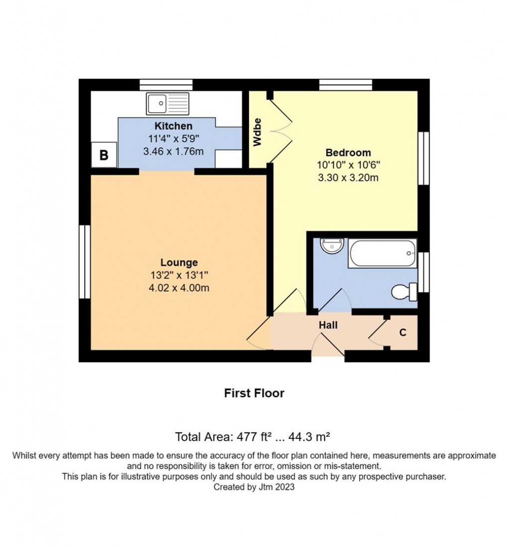 Floorplan for Gloucester Road, Littlehampton