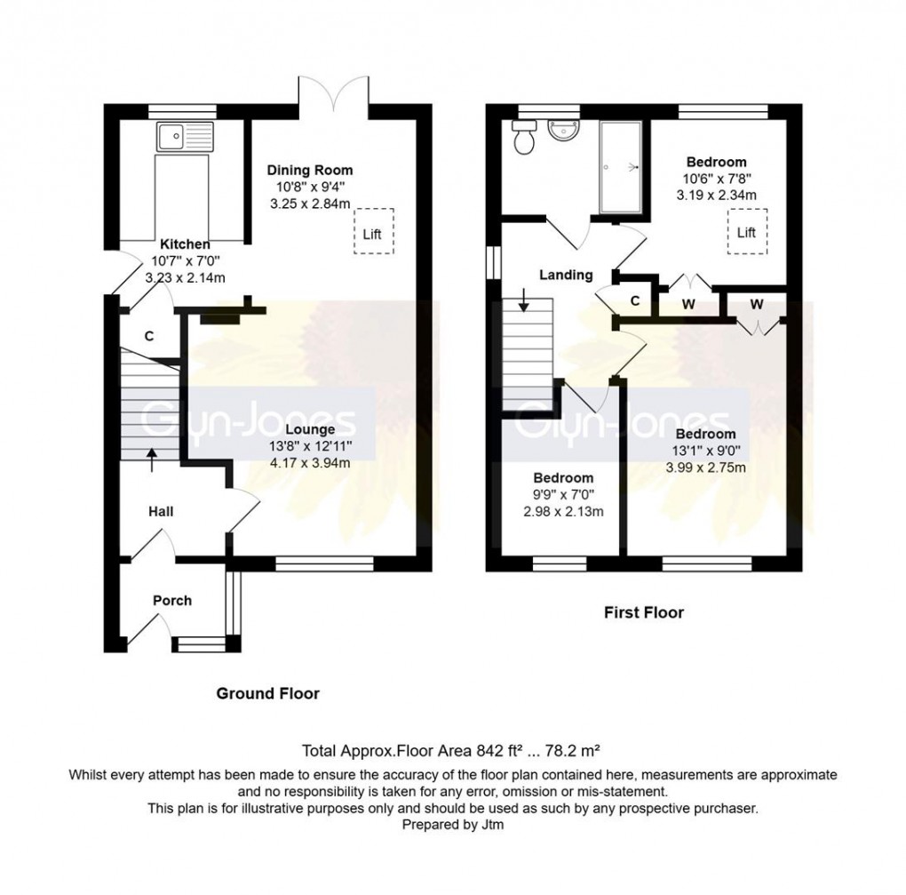 Floorplan for Downview Road, Yapton