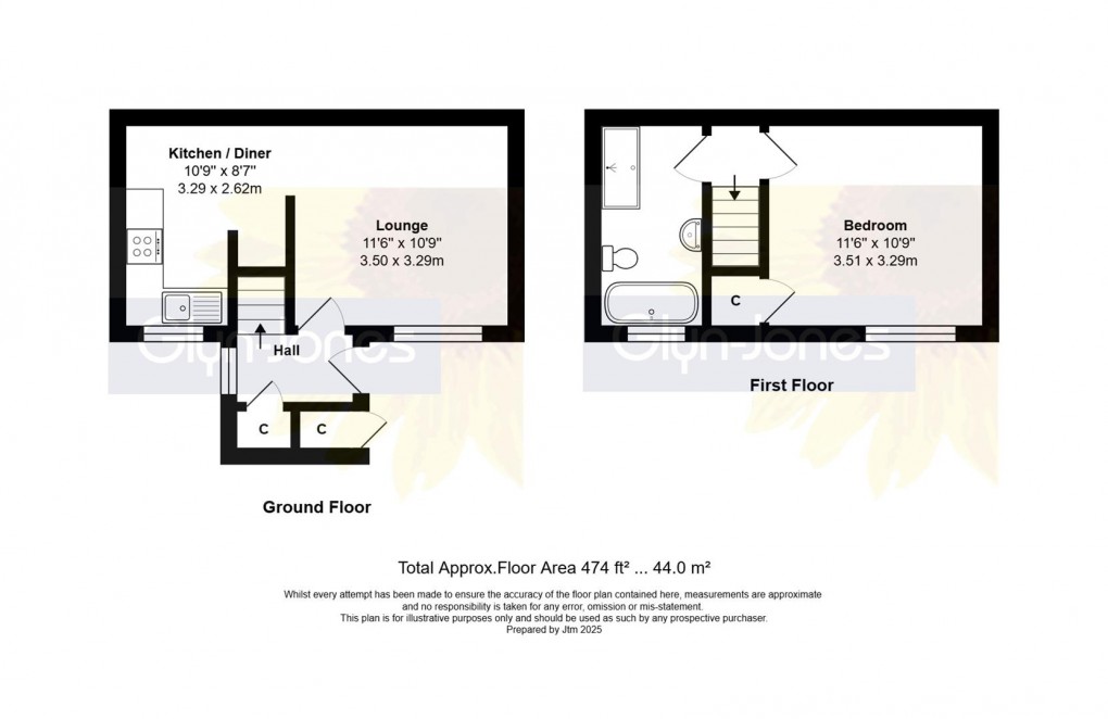 Floorplan for Falcon Gardens, Wick, Littlehampton